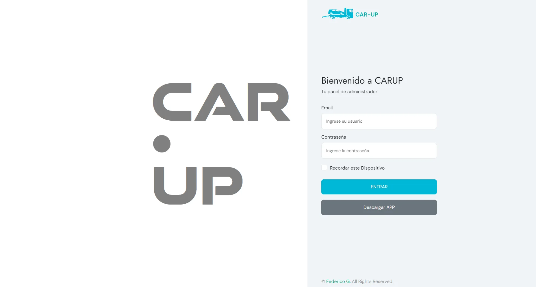 Captura de CARUP DESPACHO